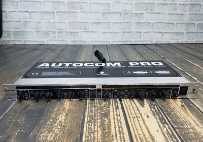 Behringer MDX 1400 Autocom Pro Audio Dynamics Processor with Rack Ears