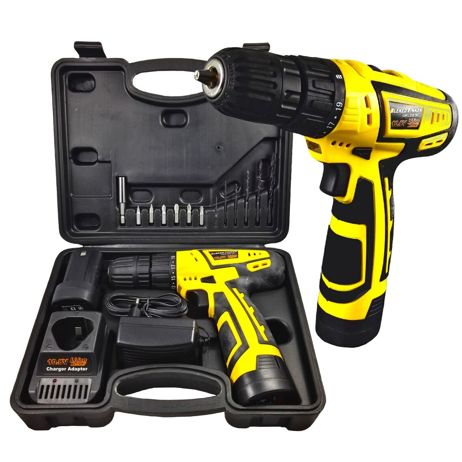 TRAPANO AVVITATORE CORDLESS 10,8V CON MANDRINO AUTOSERRANTE cod. EGCD10V foto 2