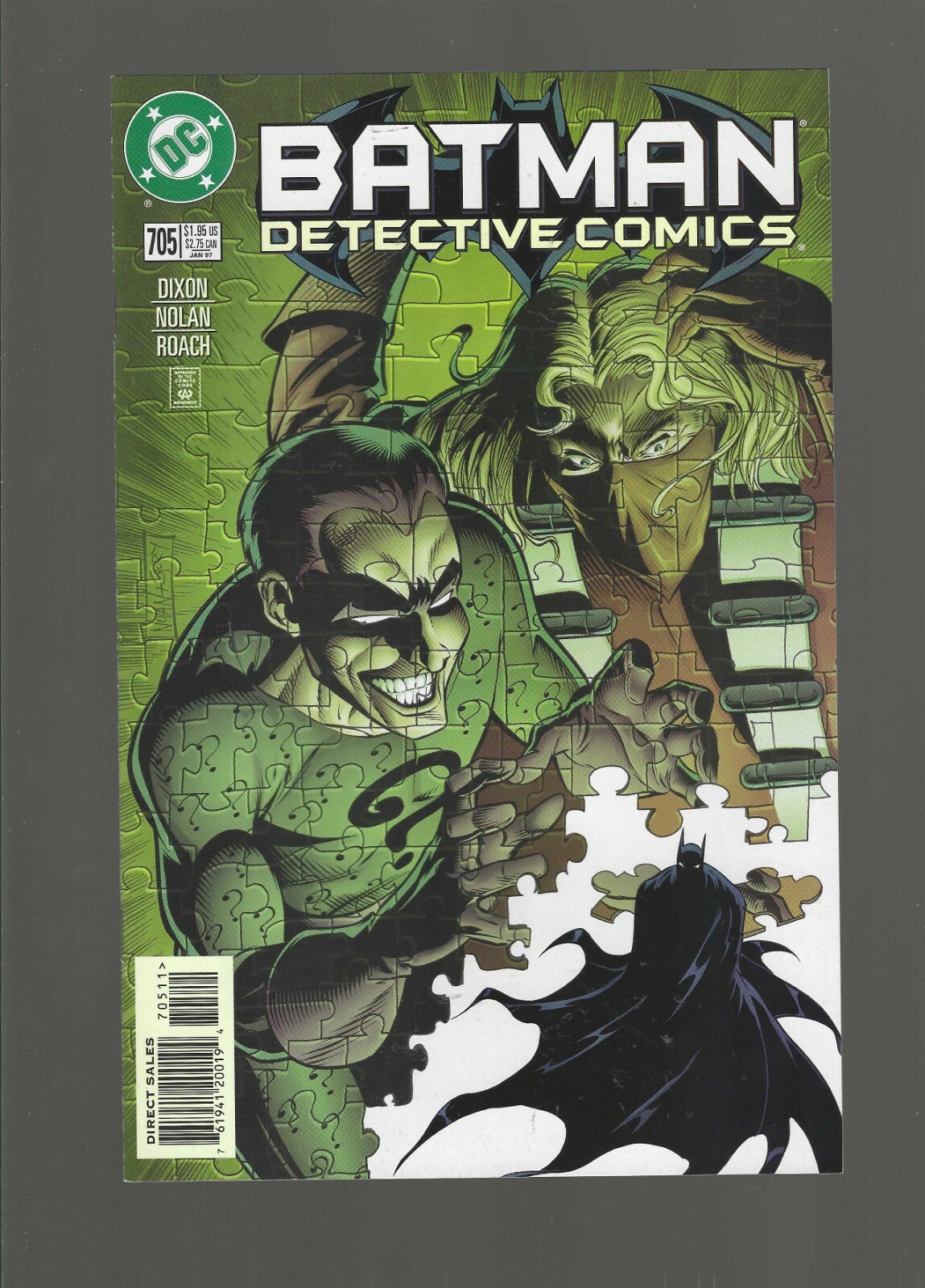 Batman: Detective Comics #705 (DC, 1997) Mint 9.6+ Riddler & Cluemaster