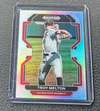 2022 Panini Prizm Draft Picks Troy Melton Silver Prizm