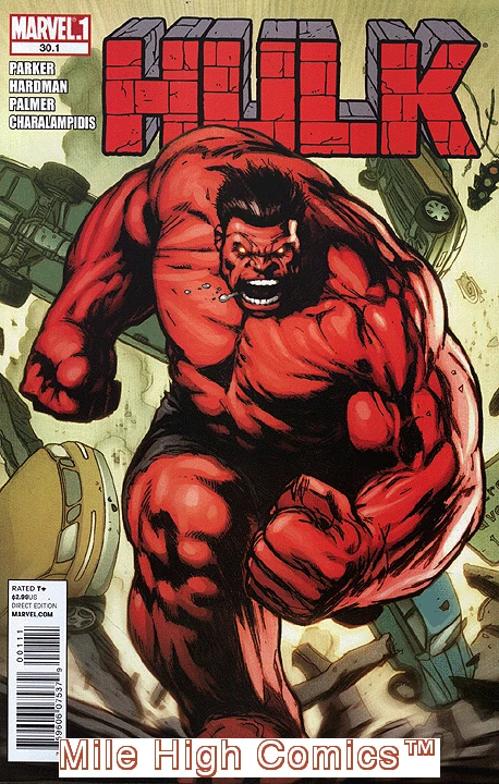 HULK 2008 Series RED HULK MARVEL 30 .1 Very Fine Comics