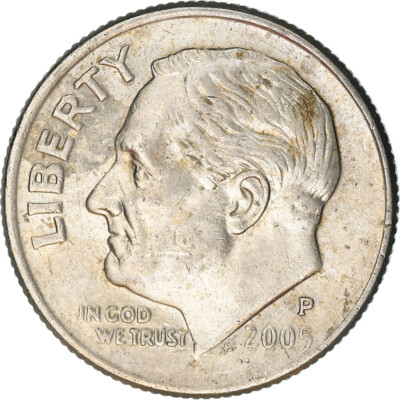 [#749165] Münze, Vereinigte Staaten, Roosevelt Dime, Dime, 2005, U.S. Mint, Phil