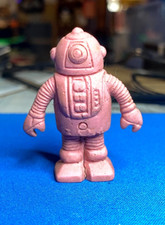 Zama * Vintage Diener "Space Raiders" Eraser Toy Pink Rubber Robot 1970s WD01