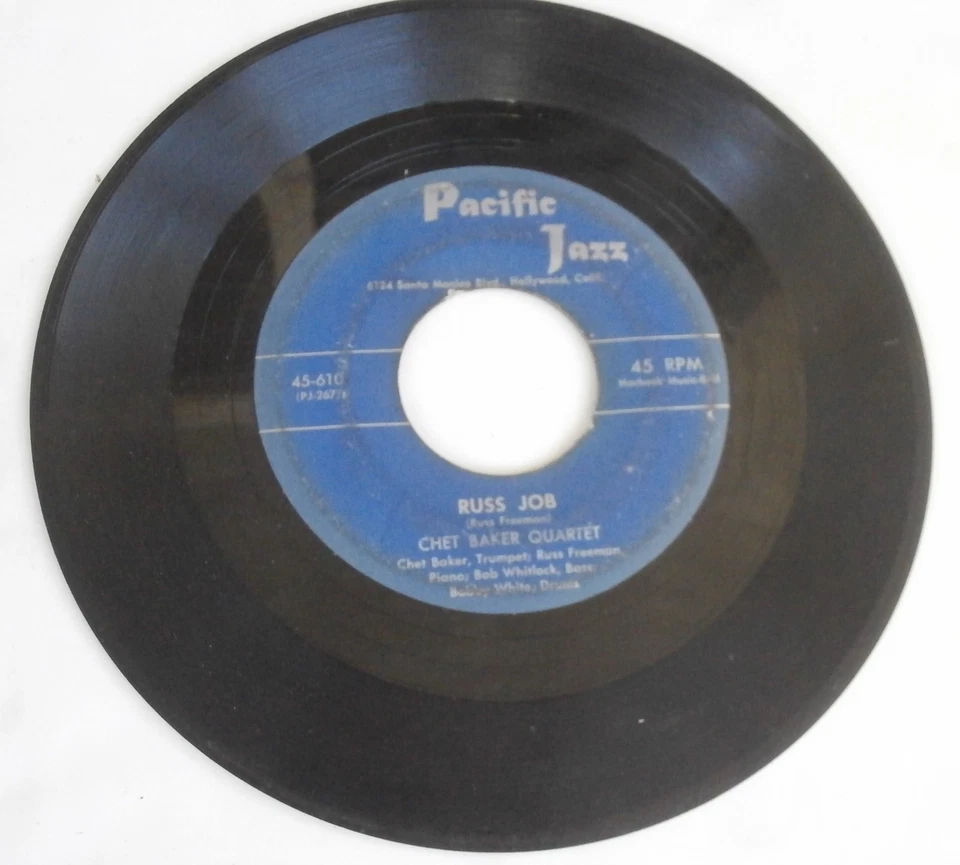 1950's Pacific Jazz CA 45 RPM Record Lot Bud Shank Chet Baker Chico Hamilton +! Foto 4 de 4