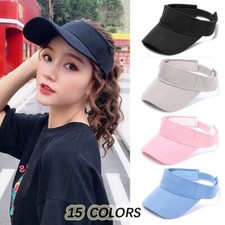 Top Cotton Casual Sports Outdoor Sunscreen Sun Visor Lens Sun Hat Baseball Cap