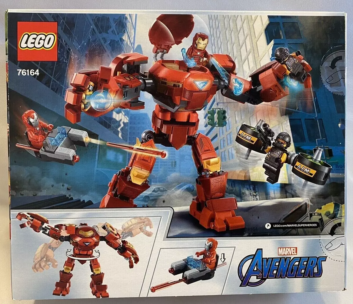 Building Kit Lego Iron Man Hulkbuster vs. Thanos