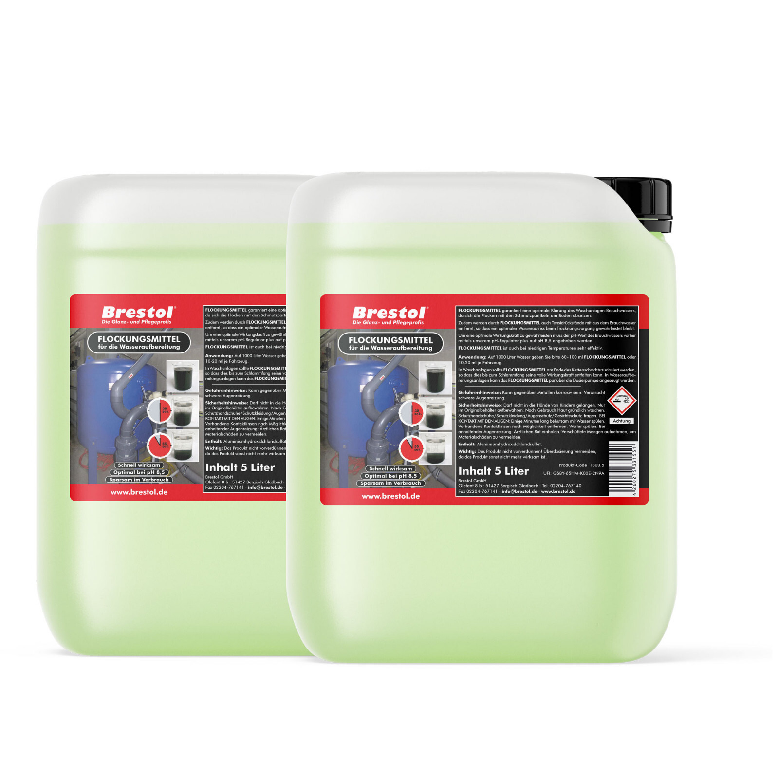 (9,49 €/L) 10 L floculante floculante Superflock líquido lavaderos de coches