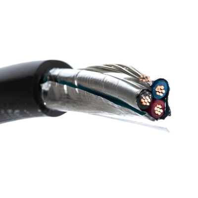 14/3 Shielded Tray Cable THHN/PVC TC-ER VNTC Power Control Wire Black 600V