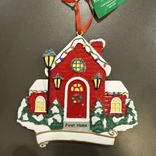 First Home New Home  Personalized Christmas Ornament Gift