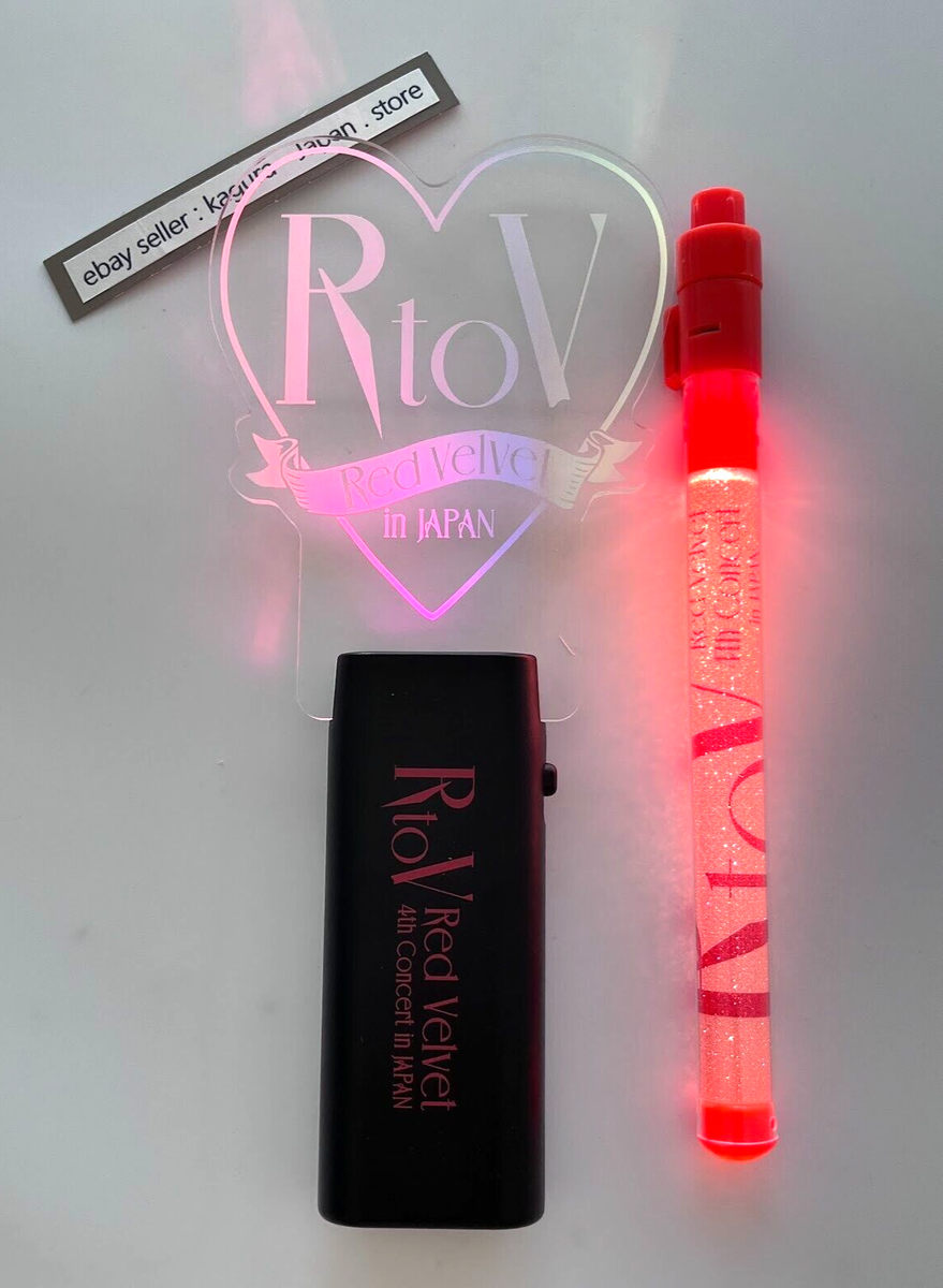 Red Velvet ペンライト ライブ 4本セット　非売品 Red Velvet 4th Concert : R to V in JAPAN Penlight Lightstick Pen
