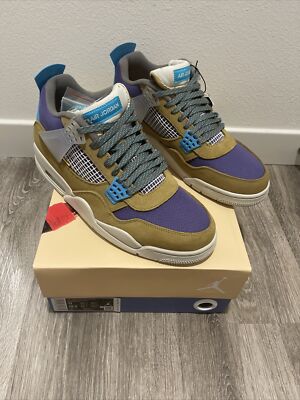 Air Jordan 4 x Union LA Desert Moss Size 11 Union Jordan 4 In Hand | eBay