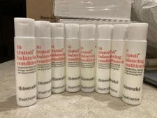 THIS WORKS In Transit Travel Size Conditioner 0.9 oz  ** LOT OF 8 BOTTLES **