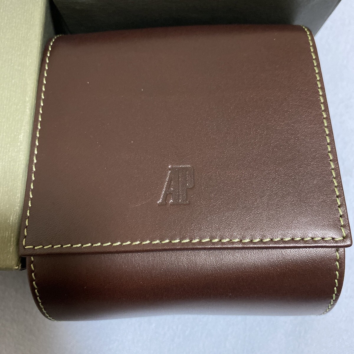 Genuine Audemars Piguet Brown Leather Travel Box / Case / pouch | eBay