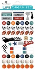 Paper House LIFE ORGANIZED SPORTS Sticker set~Planner ready~ Nice! FAST SHIP!!