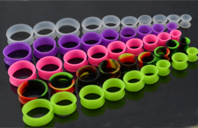 6 Pairs 3-25mm Stainless Steel Single Flared Ear Flesh Tunnel With Silicone O-Ring Plug Gauge Ear Stretcher 607e9ba7a56738559a2206c6 - Foto 2