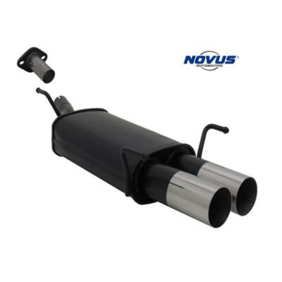 Novus N Sport Auspuff Endschalldämpfer RL Opel Astra G CC 2x76 scharf Edelstahl