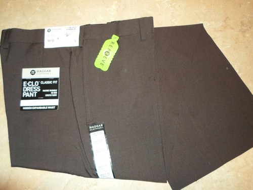 Haggar E-CLO - Flat Front - Classic Fit 