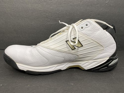 White leather basketball shoes 