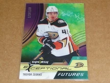 2021/22 Upper Deck Synergy TREVOR ZEGRAS EXCPETIONAL PURPLE DUCKS /199 N2211