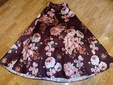 Windsor Formal Skirt W/Tuille Petticoat. Long Wine  Blush. Jr's 3/4 See Pics .