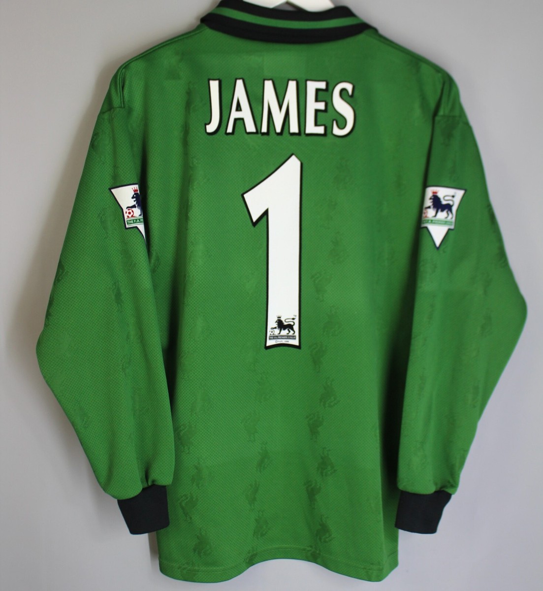 LIVERPOOL ENGLAND 1996/1997 GOALKEEPER FOOTBALL SHIRT JERSEY