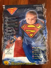 NWT Rubies Superman Costume Size 0-9 Months Baby Newborn