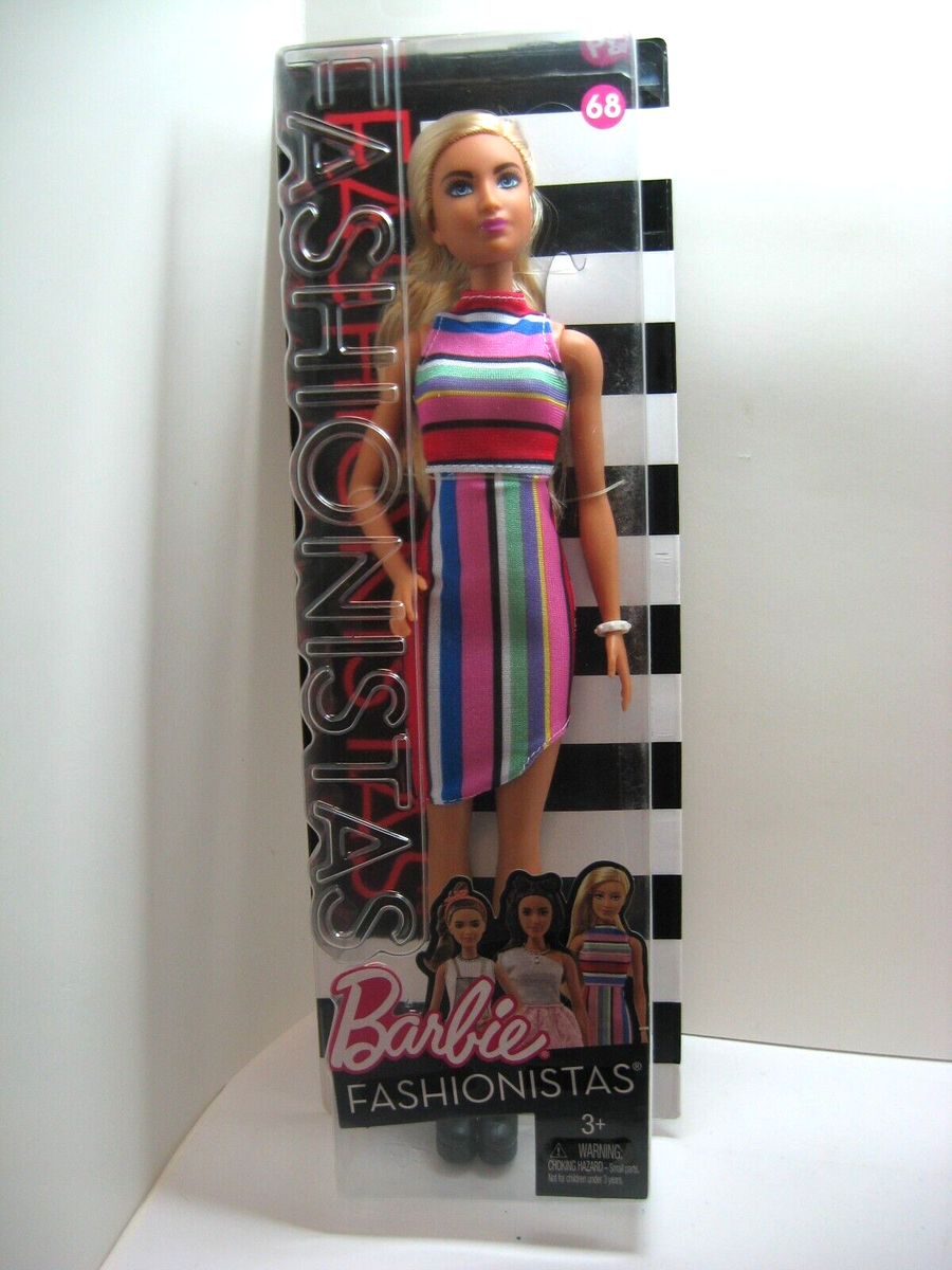 2016 Barbie Fashionistas Candy Stripes Barbie doll #68