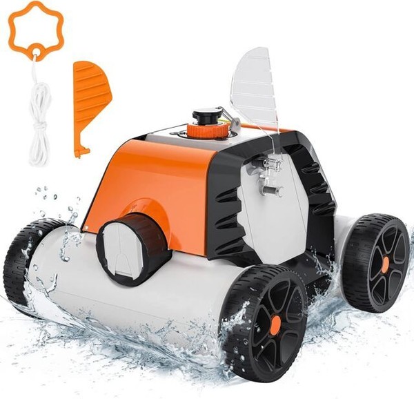 Tacklife HJ1103J Cordless Automatic Robotic Pool Cleaner for sale