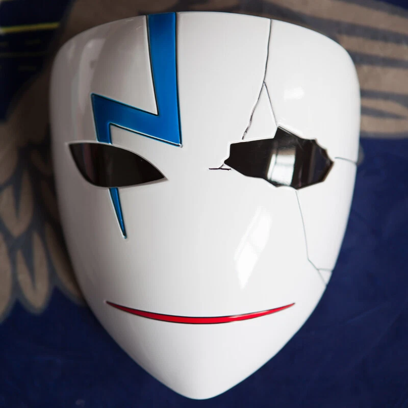 Anime Darker Than Black Smile Face Mask Li Shunsheng BK201 Cosplay Party Props - Image 4 of 4