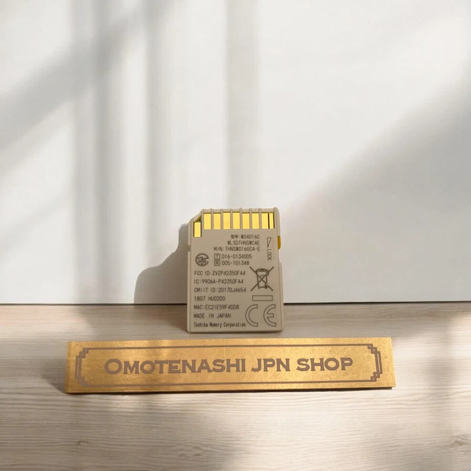 TOSHIBA FlashAir W-04 16GB Class10 UHS-1Flash Air SD-UWA016 Wireless Memory Card - Image 3 of 4