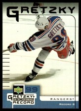 1999-00 McDonald's Upper Deck Gretzky Performance for the Record Wayne Gretzky