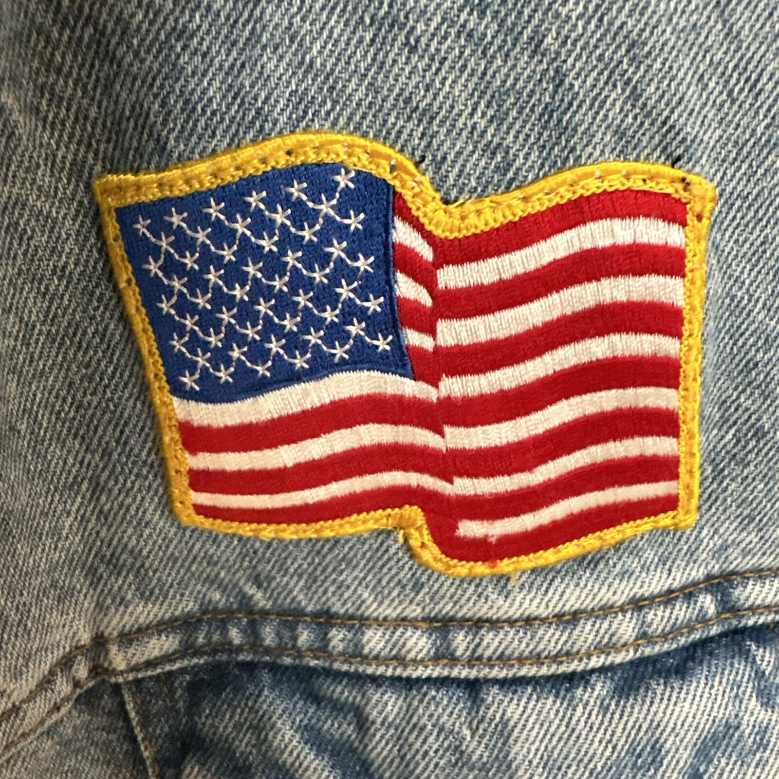 Harley Davidson Multi-patch Denim Sleeveless Jack… - image 6