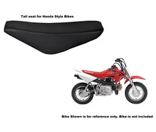 Complete Tall Seat Black Gripper Nonskid for Honda XR50 CRF50 50 SDG Pit Bikes