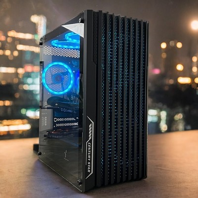 Custom Build RGB Desktop i7 PC 32GB RAM 1TB SSD RTX 4060 Win10 GAMING WiFi6 BT