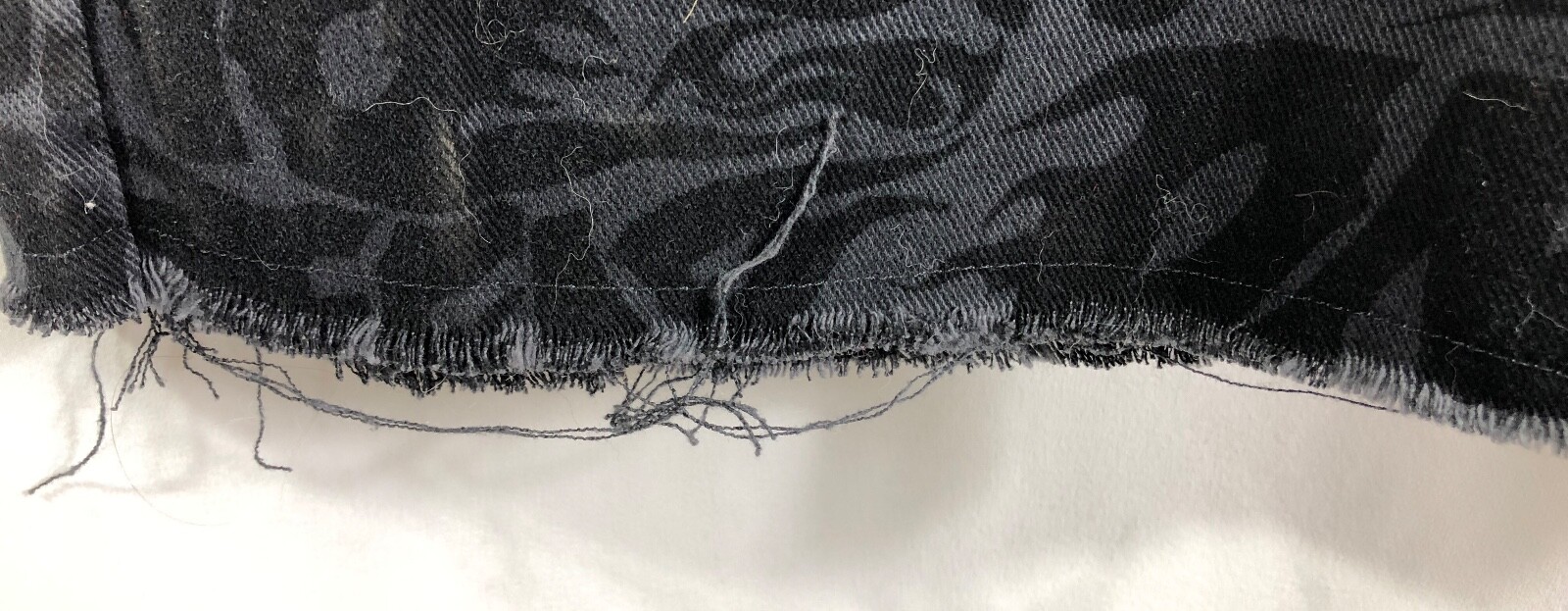 No Fear Jeans H&M Wide Leg Black Spell Out Women Size 8 - 29.5"W 26"L thumbnail 14