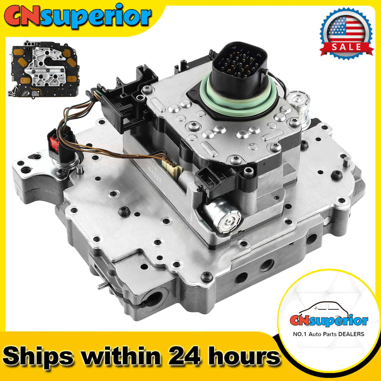 62TE Transmission Valve Body 6 Speed Complete w/Solenoid Pack For Dodge Chrysler