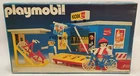 PLAYMOBIL KLICKY 3418 Kiosk And Bicyclists VINTAGE 1984 NEW IN BOX