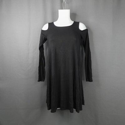 garage black mini dress Deep Plunge Cowl Neck Mini Dress - Garage - Black
