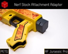 Stock Attachment Adapter PETG for Nerf Stocks for Adventure Force Jurassic Pro