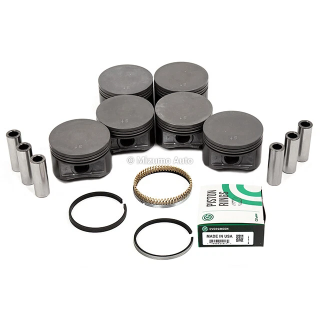 Pistons w/ Rings fit 97-09 Mazda Ford Mercury 4.0L V6 SOHC 12v VIN E K Cu. 245 - Image 2 of 4
