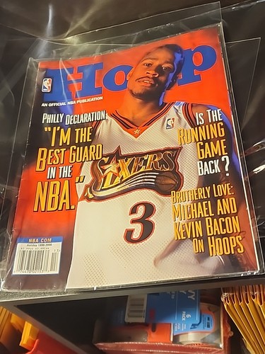 Allen Iverson Holiday 1999 Hoop Magazine Newsstand No Label Philadelphia 76ers