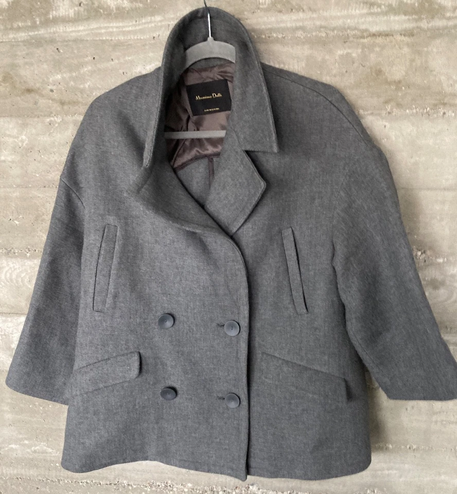 Neuwertige Jacke von Massimo Dutti, grau,   Gr. S 3/4 Arm - Bild 2 von 4