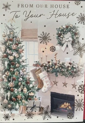 CHRISTMAS HOUSE From our house to yours Christmas Card / Christmas Cards From Our House