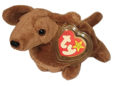 Ty Beanie Baby WEENIE the Dachshund Dog (Canada Inch
