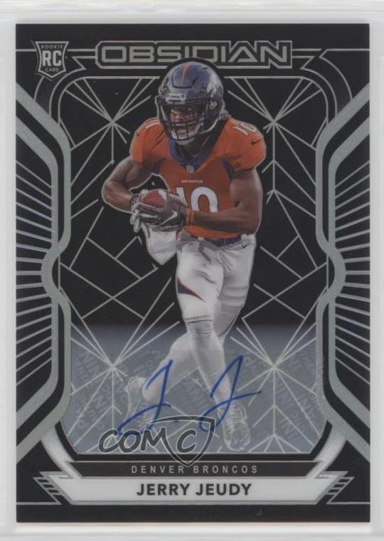 2020 Panini Obsidian Rookies Auto 119/150 Jerry Jeudy #106 Rookie Auto RC 0s9t