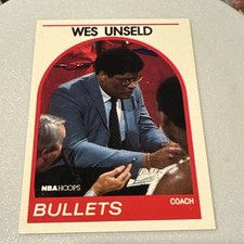 1989-90 NBA Hoops - Wes Unseld #53 Washington Bullets