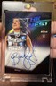 Bayley Topps Finest Auto /25 WWE Card