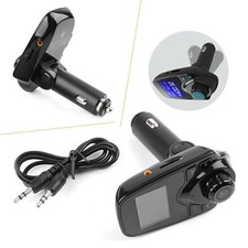 FM Transmitter لاسلكي Radio محول USB شاحن Mp3 Player أسود
