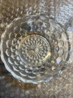 Vintage Anchor Hocking Blue Bubble Depression Glass  4 Inch"  Bowl