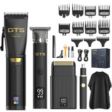 GTS Hair Clippers for Men Professional, Beard Trimmer Kits Sets, Cordless M...